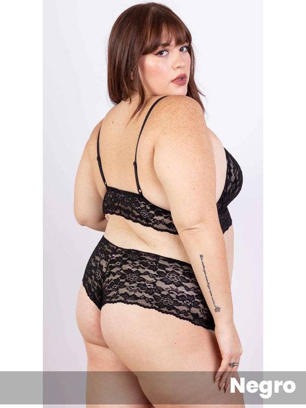Culote de puntilla lycra grande