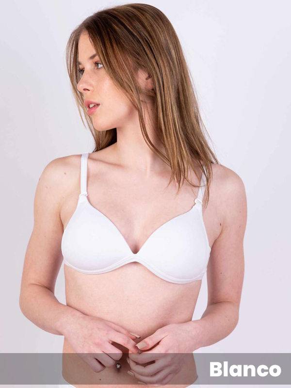 Corpiño Soft Triangulo Algodón Con Lycra