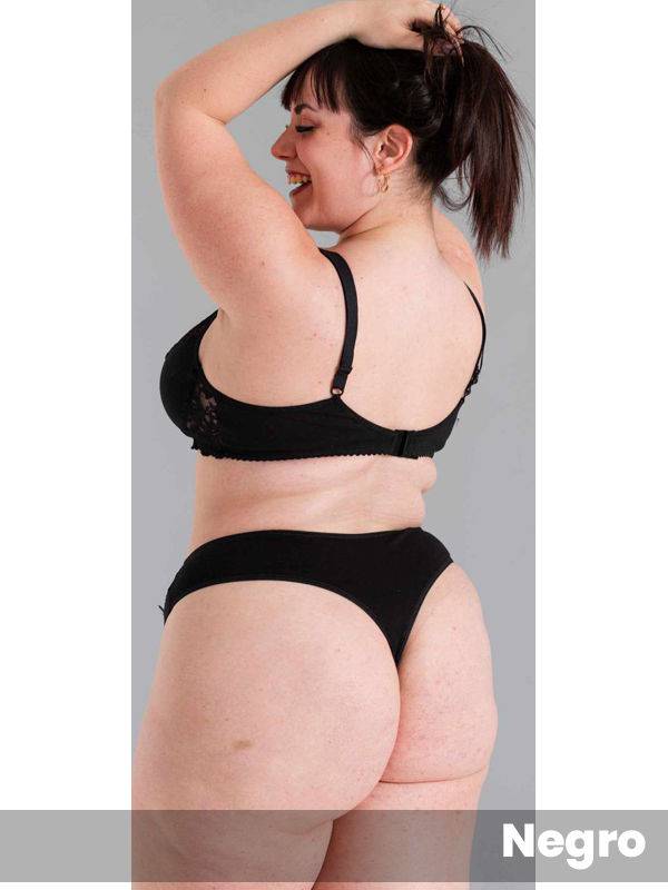 Colaless grande algodón con lycra cintura de puntilla