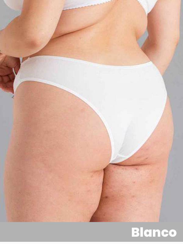 Vedetina grande algodón con lycra cintura de puntilla