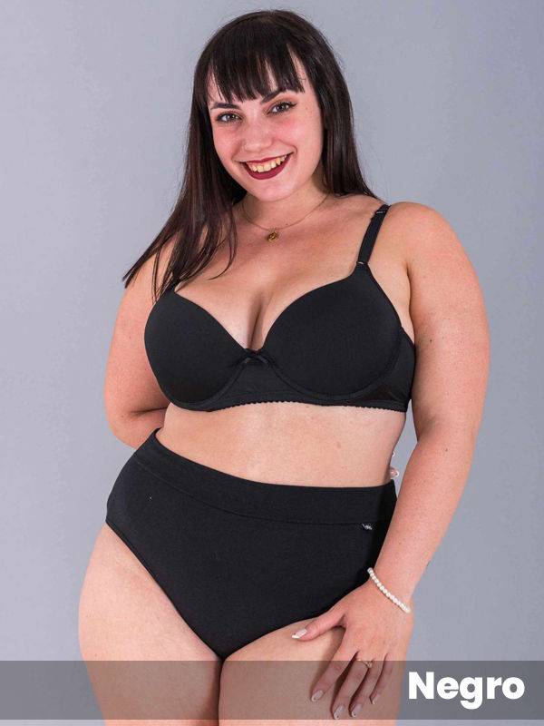 Corpiño Soft Grande sin push up algodón con lycra con base