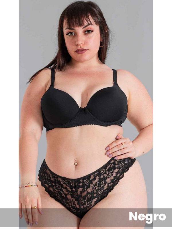 Corpiño soft grande sin push up microfibra con base