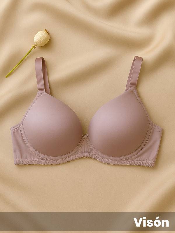 Corpiño soft grande sin push up microfibra con base