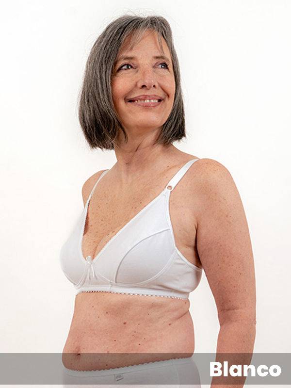 Corpiño Reductor Algodón Con Lycra, Tela Doble Reforzada