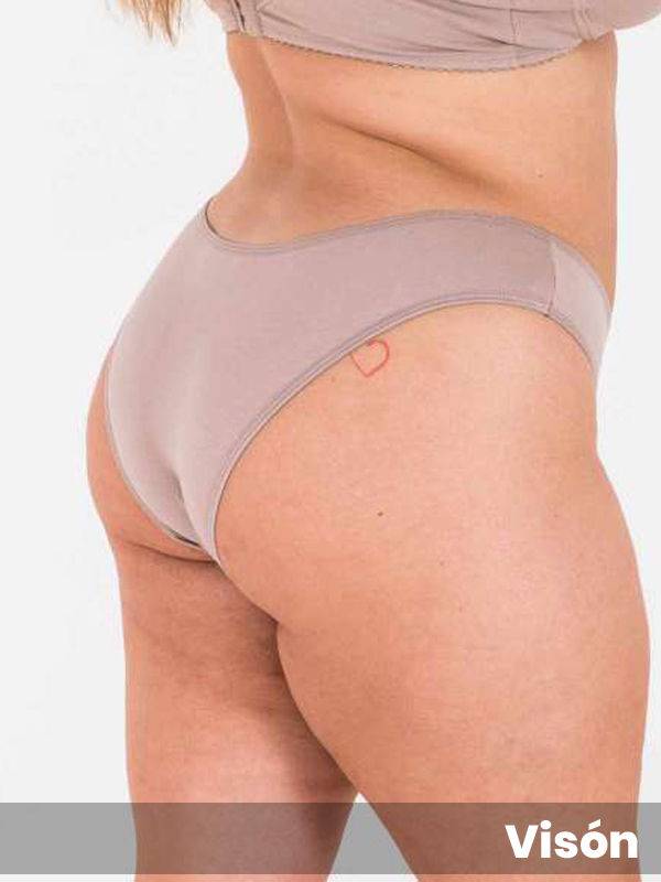 Culote vedetina grande algodón con lycra