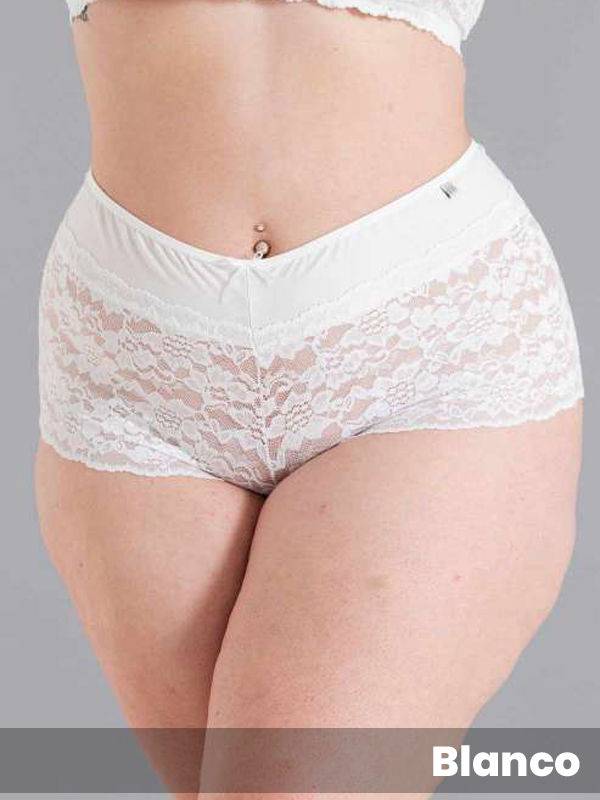 Culote Microfibra Y Puntilla Grande