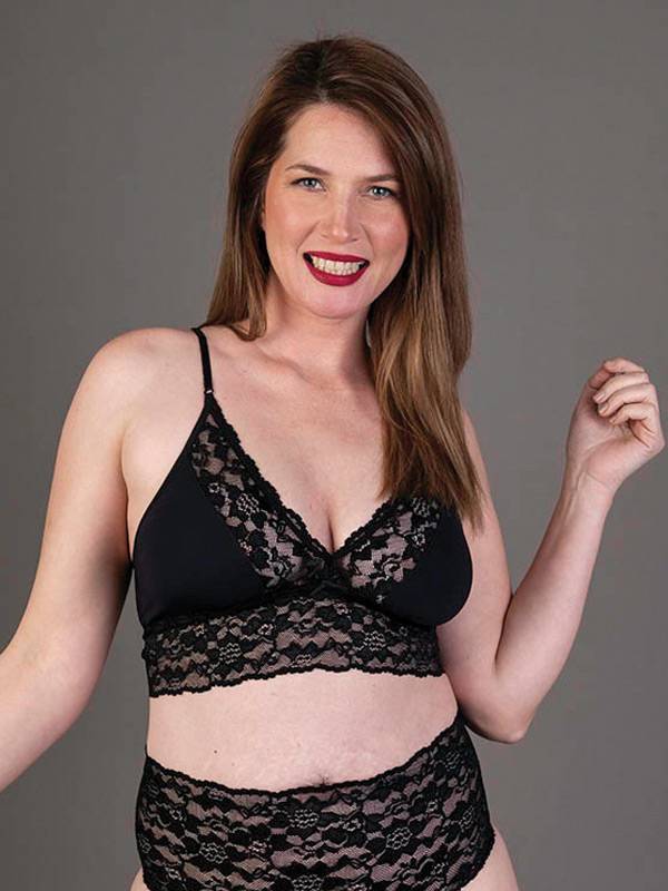 Corpiño bralette de puntilla