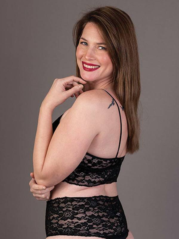 Corpiño bralette de puntilla