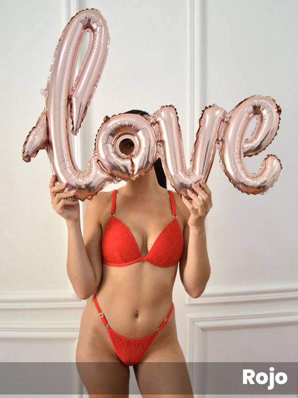 Conjunto Triangulo Soft Y Less Reg De Encaje