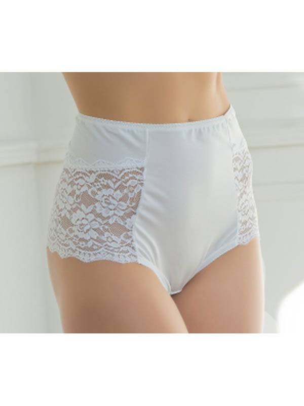 Trusa En Tricot y Puntilla