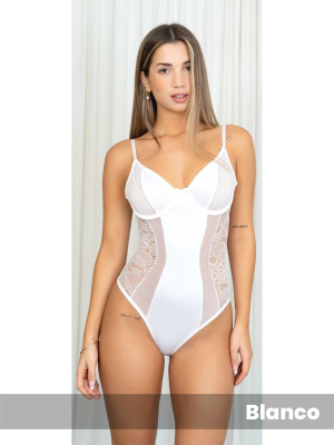 Body Con Aro Micro Encaje Lycra