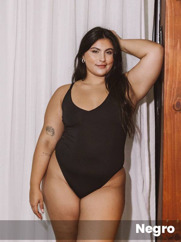 Body con bustier interno en microfibra con breteles regulables forrados