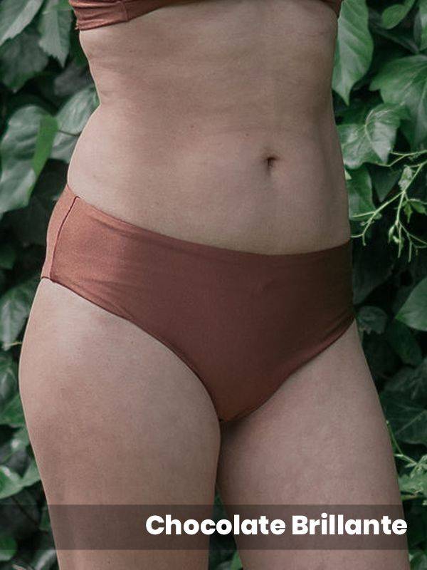 Bombacha Vedeless Tiro Alto Tricot Con Elastano Brillante