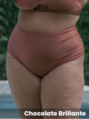 Bombacha De Malla Culotte Tiro Alto