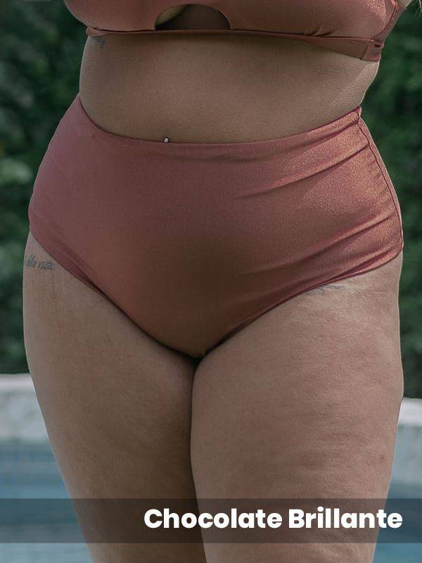 Bombacha De Malla Culotte Tiro Alto