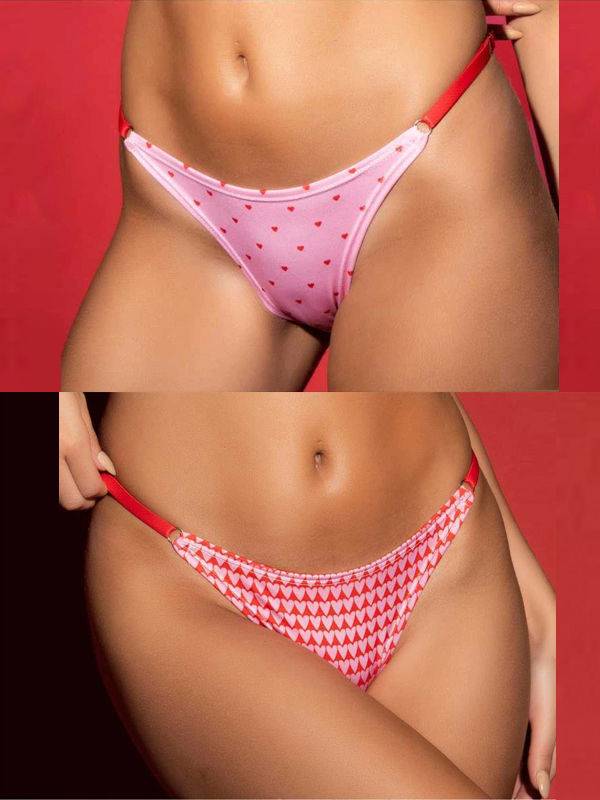 Pack X2 Less regulable estampadas San Valentin