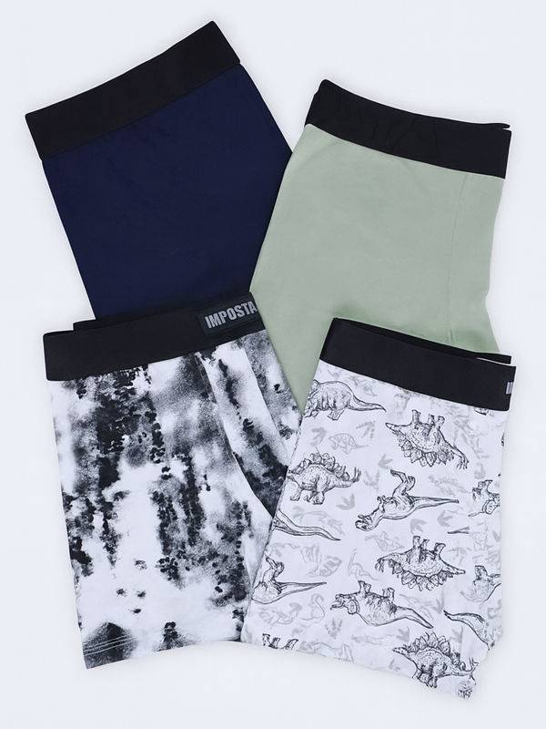 Pack x4 Boxer algodón y lycra Imposta colores surtidos