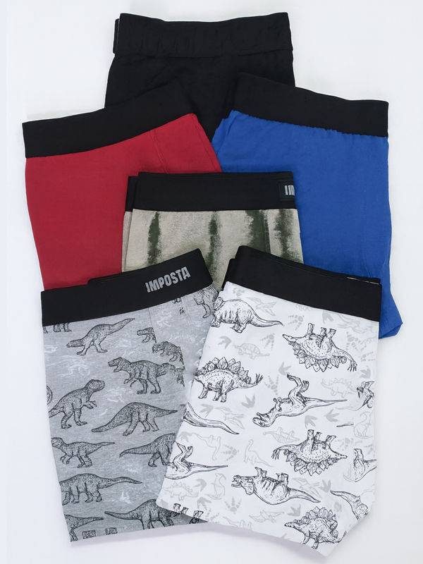 Pack X4 Boxer Algodón Y Lycra Imposta Colores Surtidos